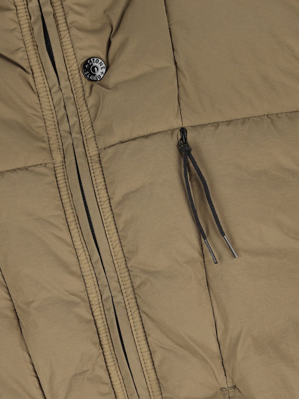 STONE ISLAND Gilet verde con tasche 