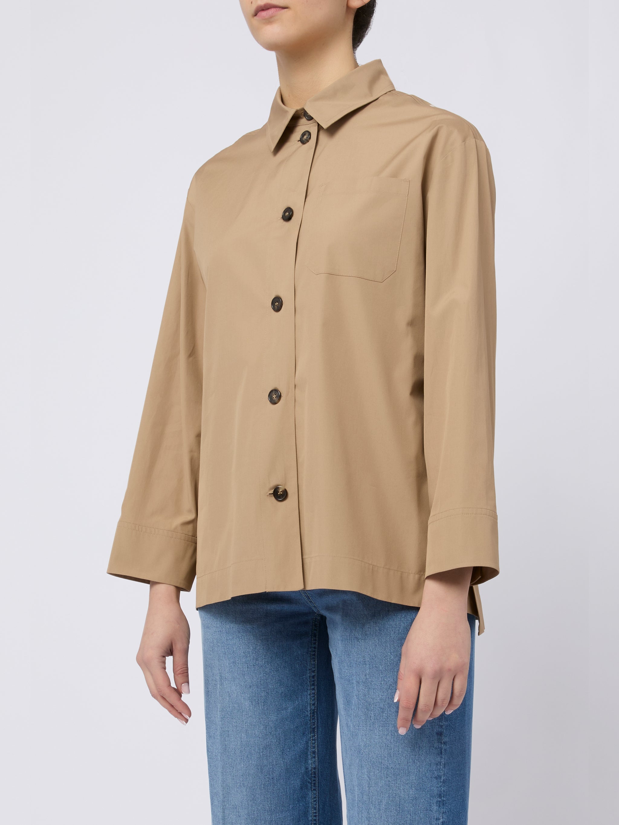 S MAX MARA Camicia a maniche lunghe Arianne beige 