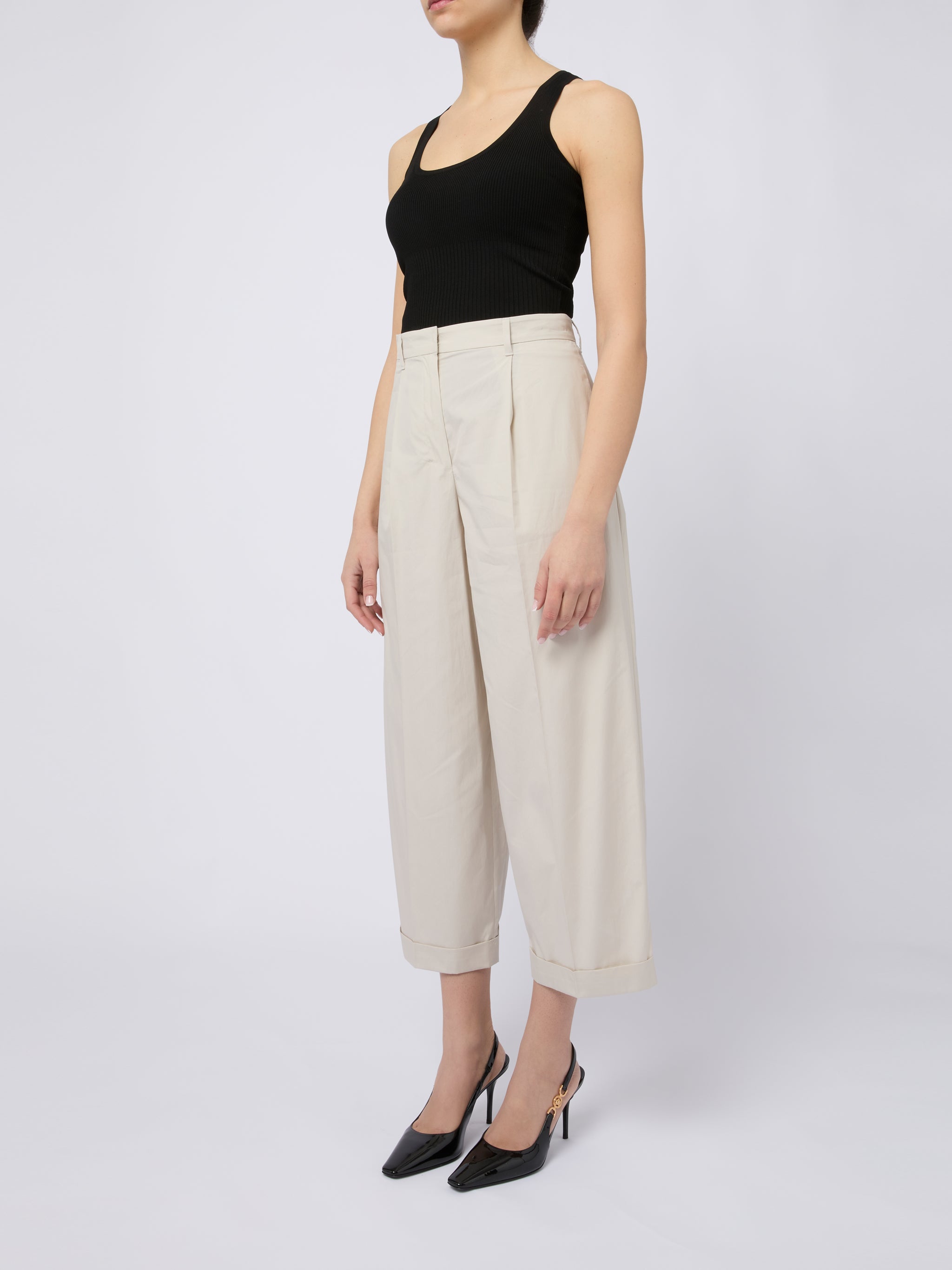 S MAX MARA Pantaloni casual Danza bianco sporco 