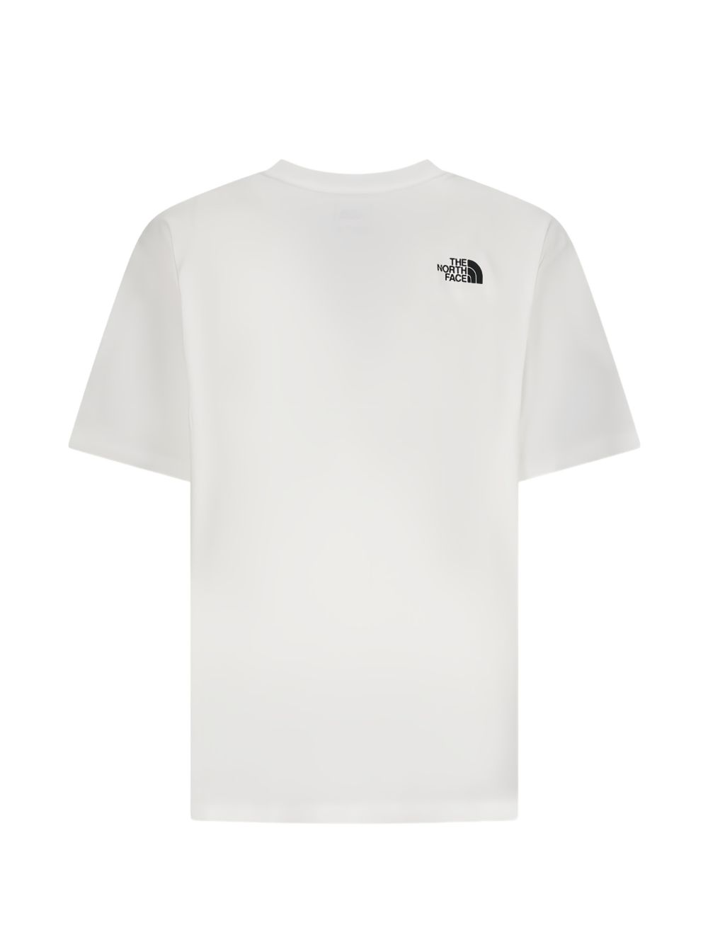 THE NORTH FACE T-shirt in cotone bianco con logo nero 
