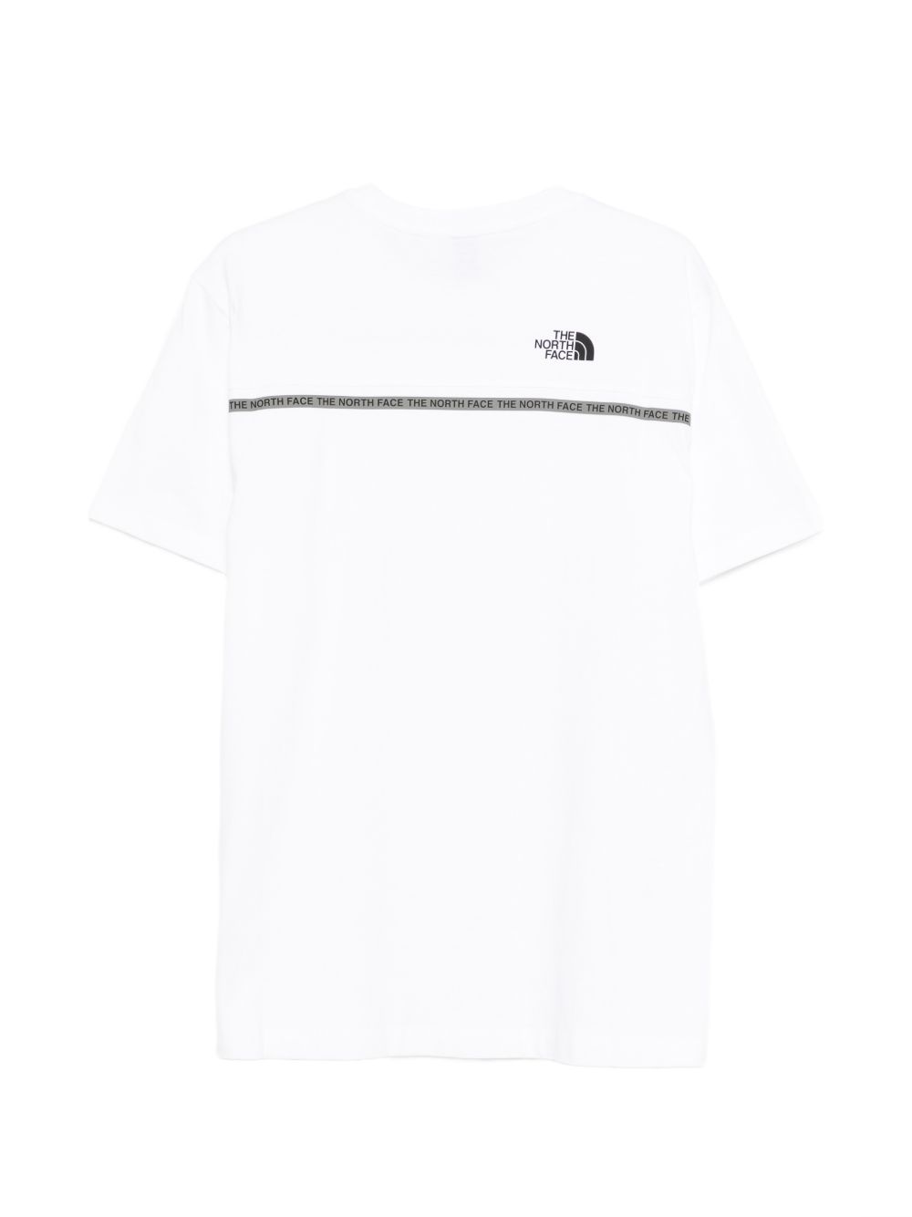 THE NORTH FACE T-shirt bianca in cotone con logo nero 