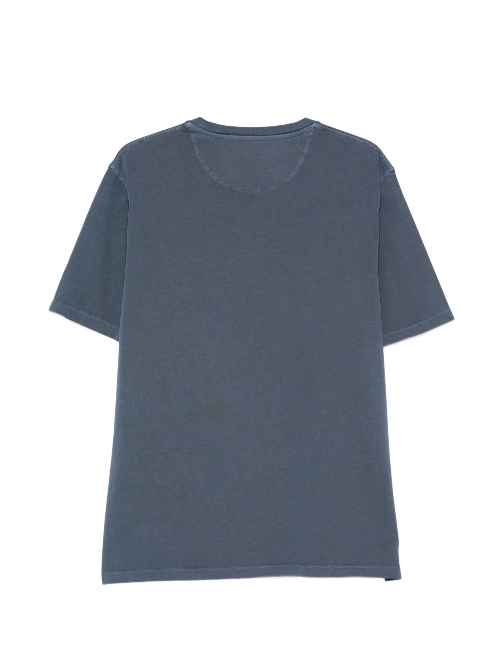 TIMBERLAND T-shirt in cotone blu con logo 