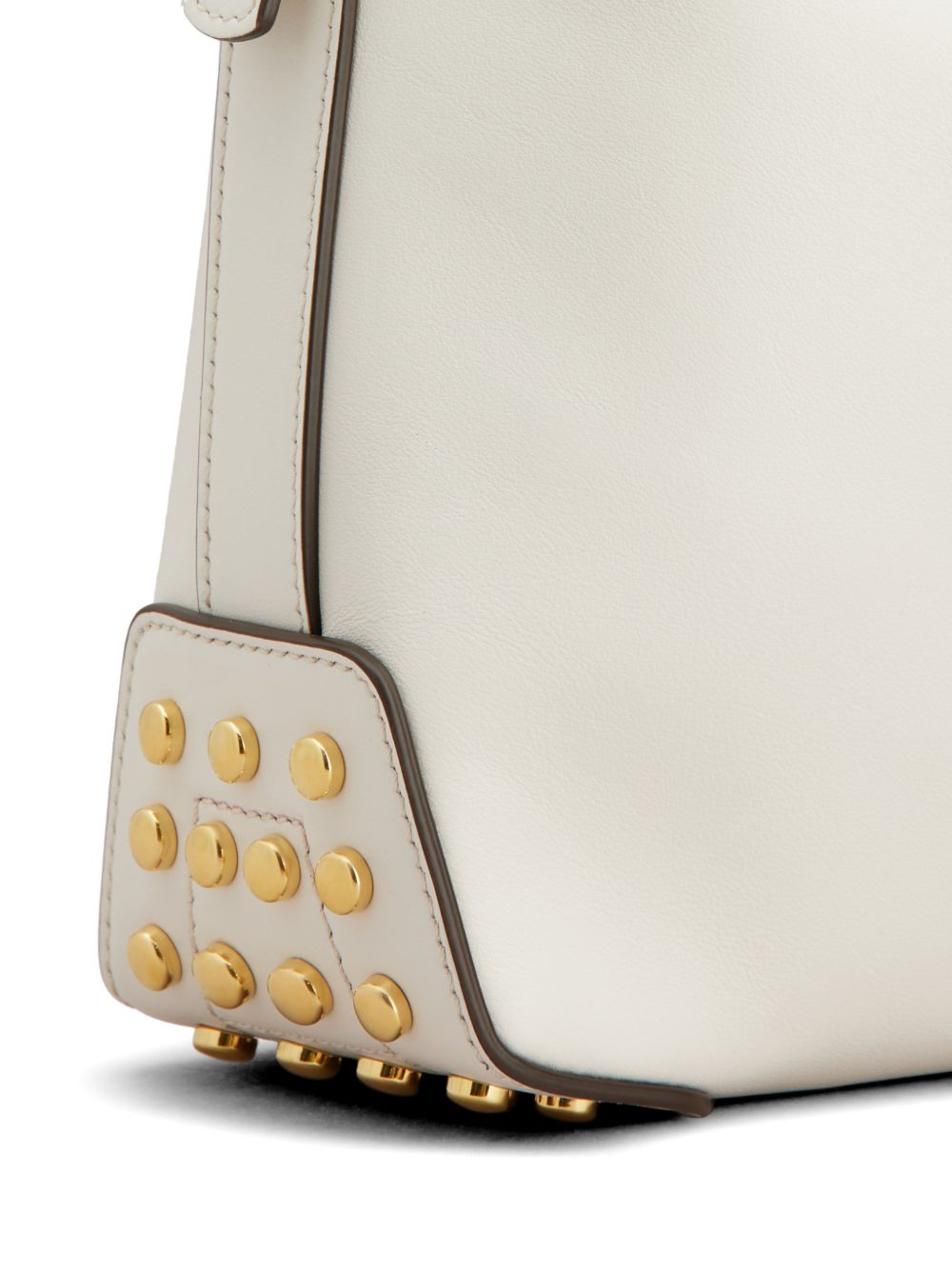 TODS Borsa a spalla in pelle bianca 