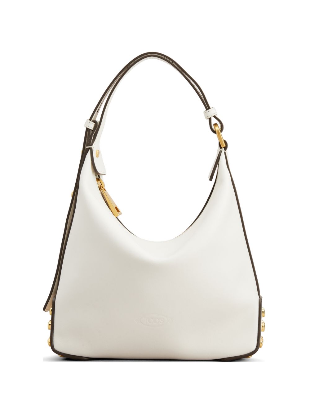 TODS Borsa a spalla in pelle bianca 