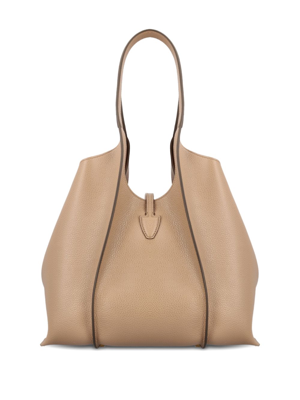 TODS Borsa shopping piccola con pouch removibile beige 