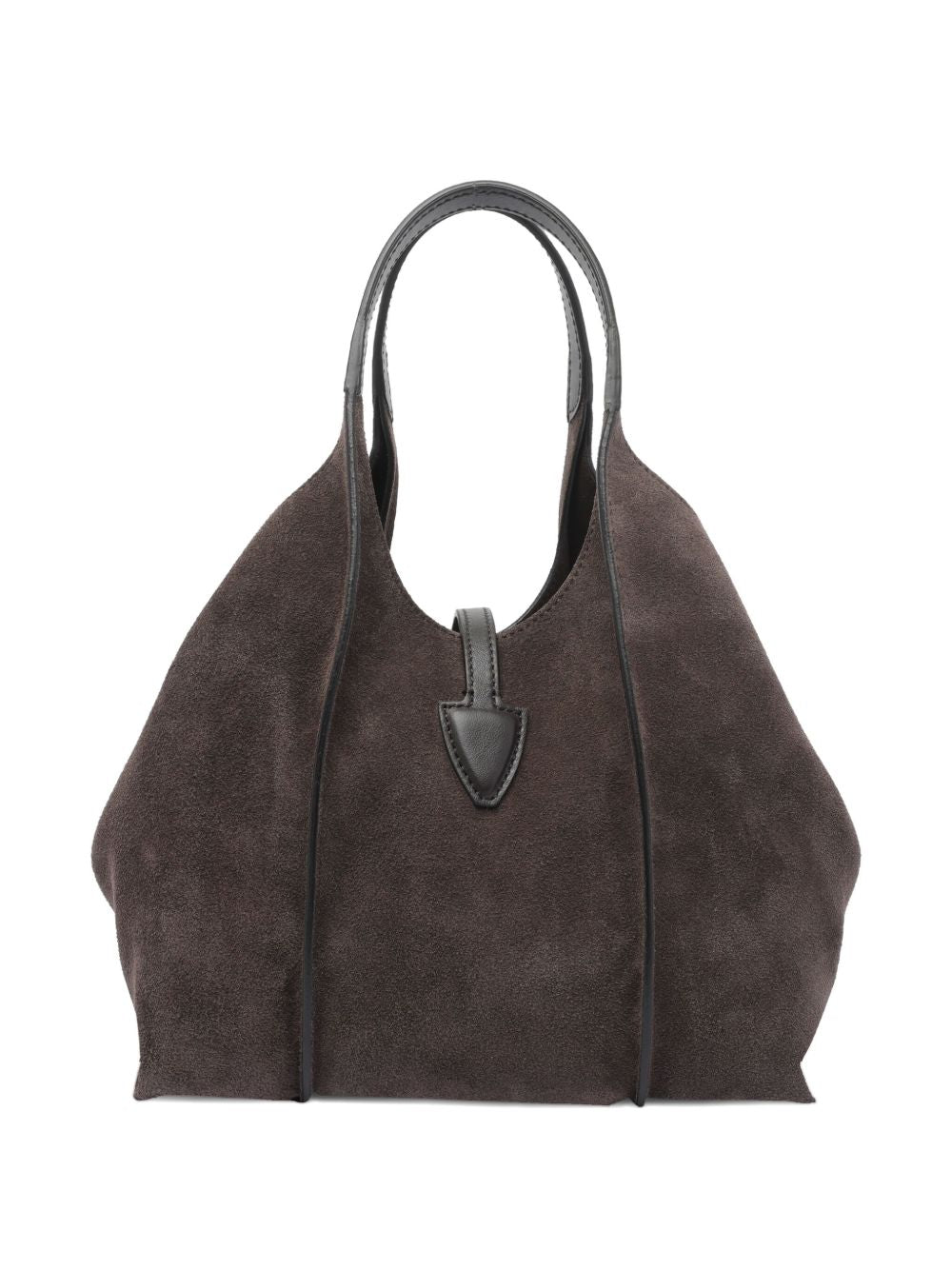 TODS Borsa a mano in suede marrone 