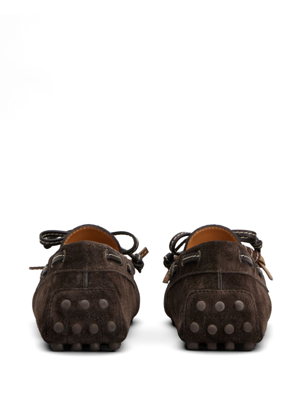 TODS Mocassini in pelle suede marrone 