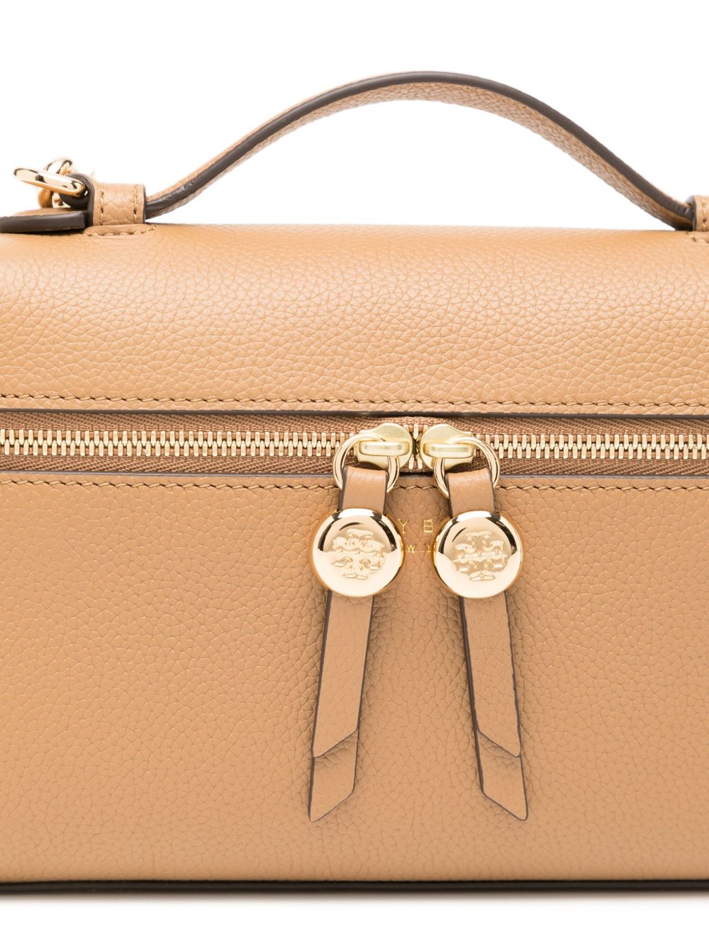 TORY BURCH Borsa a spalla 'Romy' in pelle marrone chiaro 