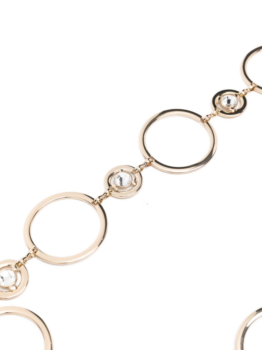 TWINSET Cintura con catena dorata e dettagli gioiello 