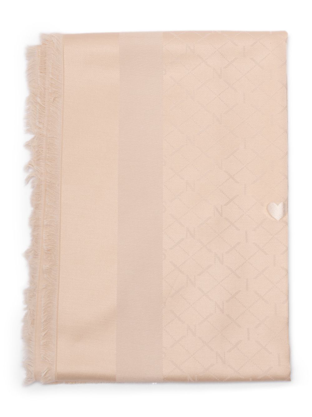 TWINSET Foulard con bordo sfrangiato 