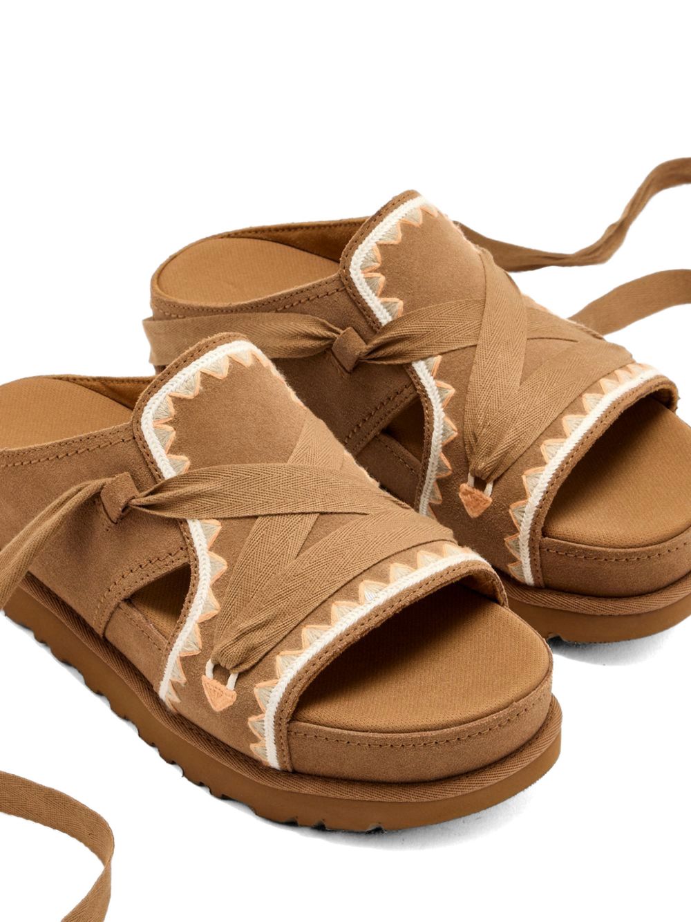 UGG Sandali goldenstar hi artistitch chestnut 