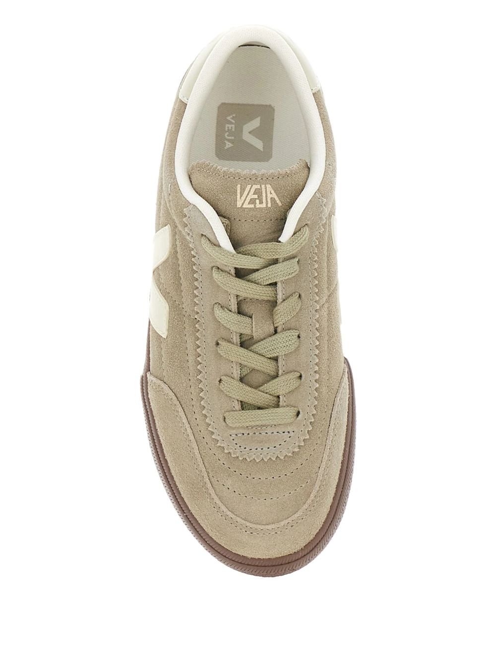 VEJA Sneakers scamosciate beige e bianche 