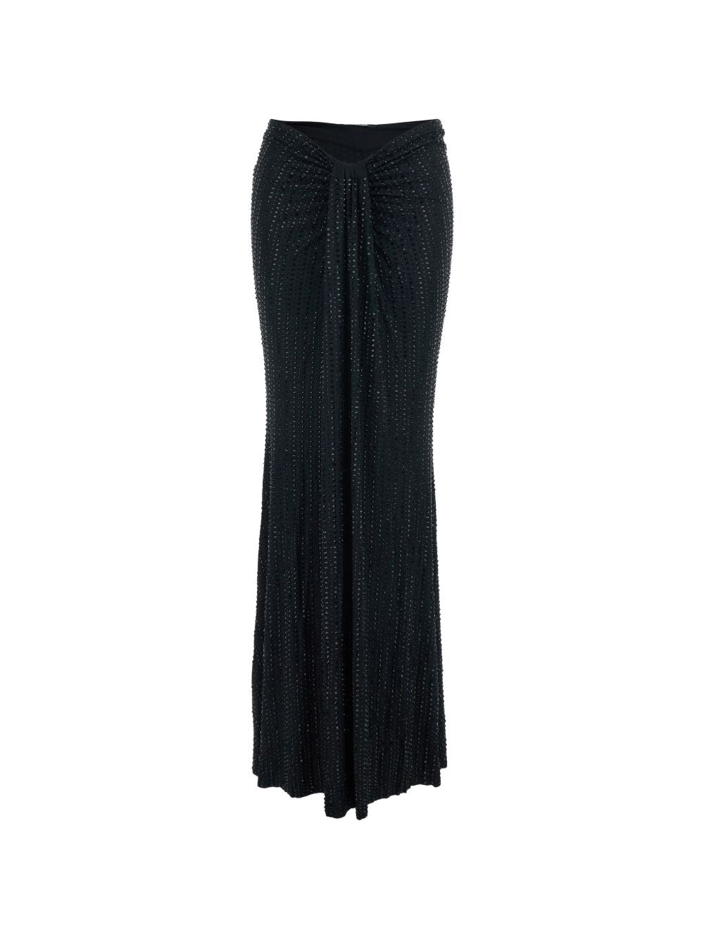 VENUJA Maxi gonna Malibu con strass e drappeggio 