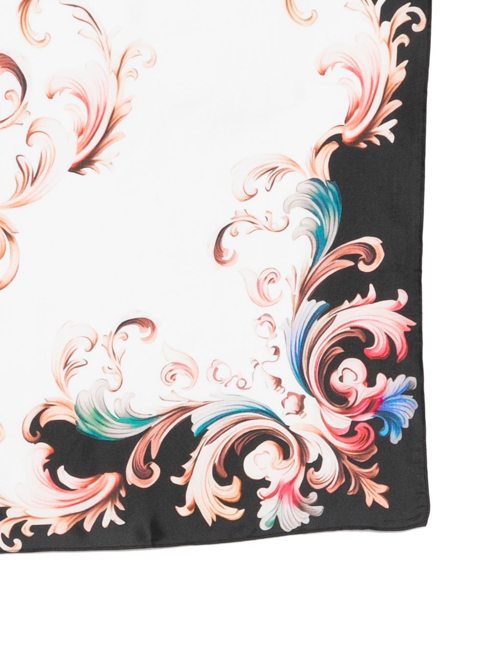 VERSACE JEANS COUTURE Foulard in seta con stampa colorata 