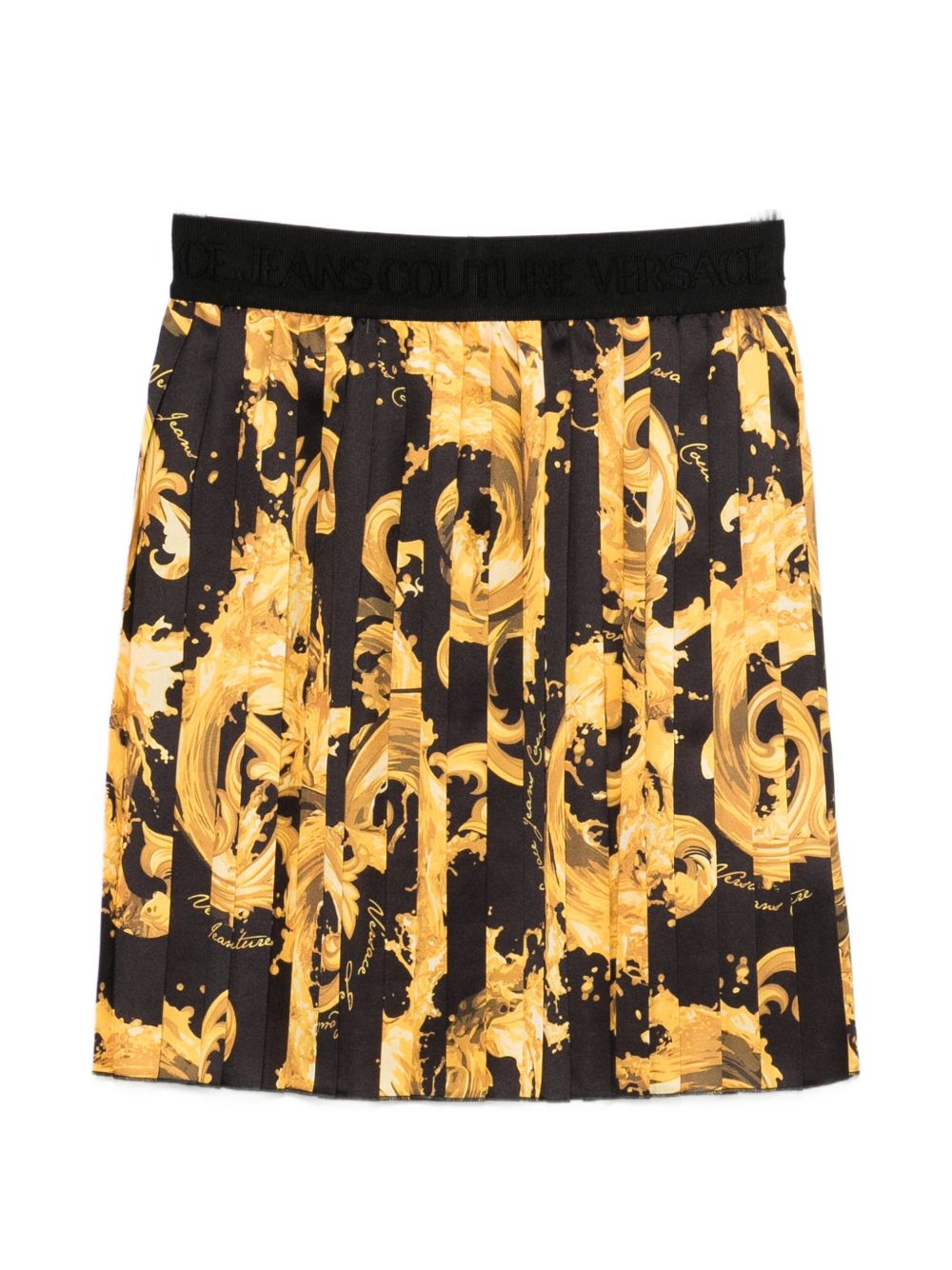 VERSACE JEANS COUTURE Minigonna con stampa barocca 