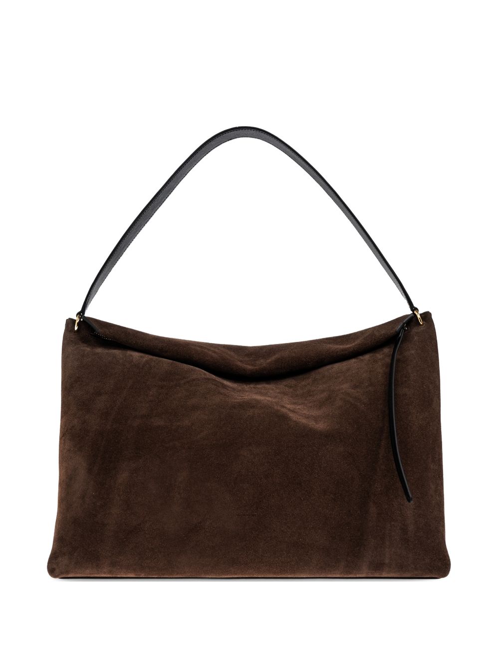 WANDLER Borsa a spalla Penelope in suede marrone 