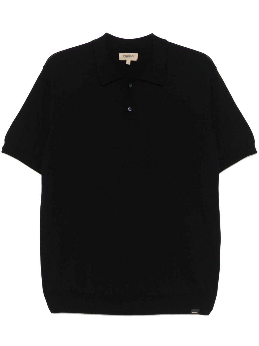 WOOLRICH Polo in cotone blu 