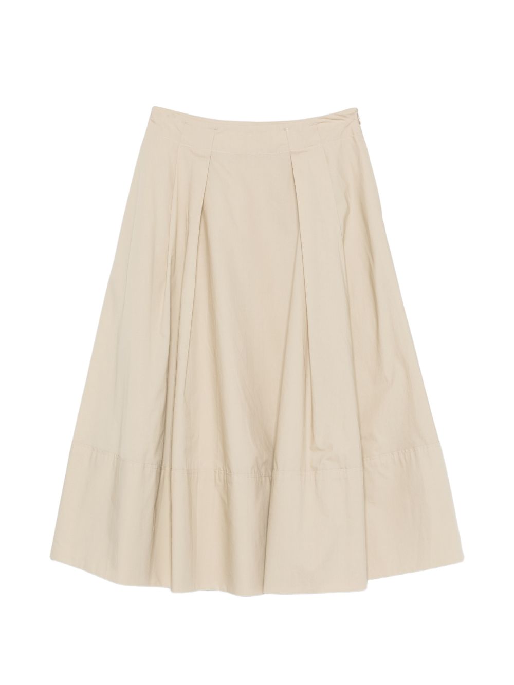 WOOLRICH Gonna midi in cotone beige di Woolrich 