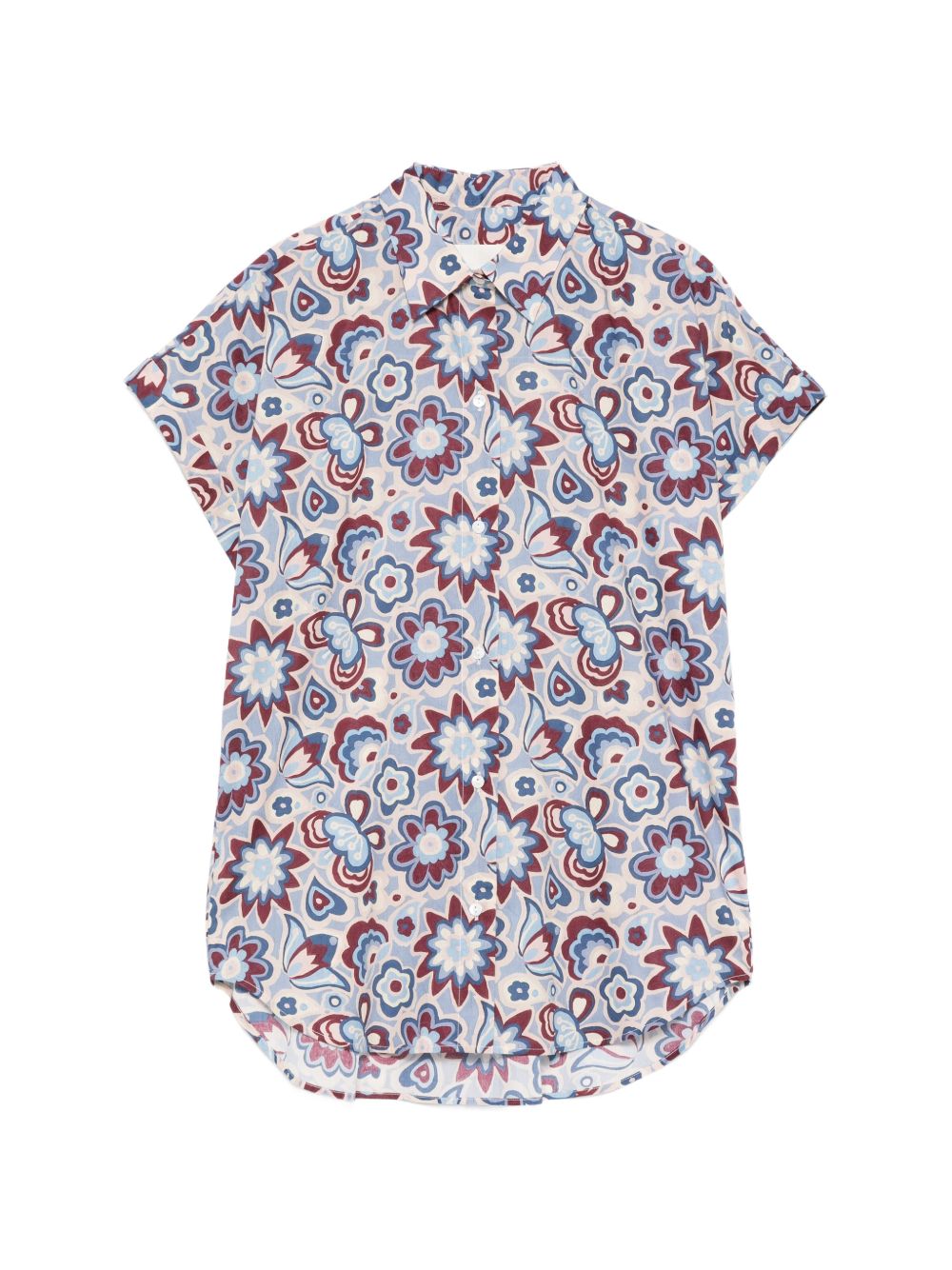 XACUS Camicia a maniche corte fantasia multicolore 