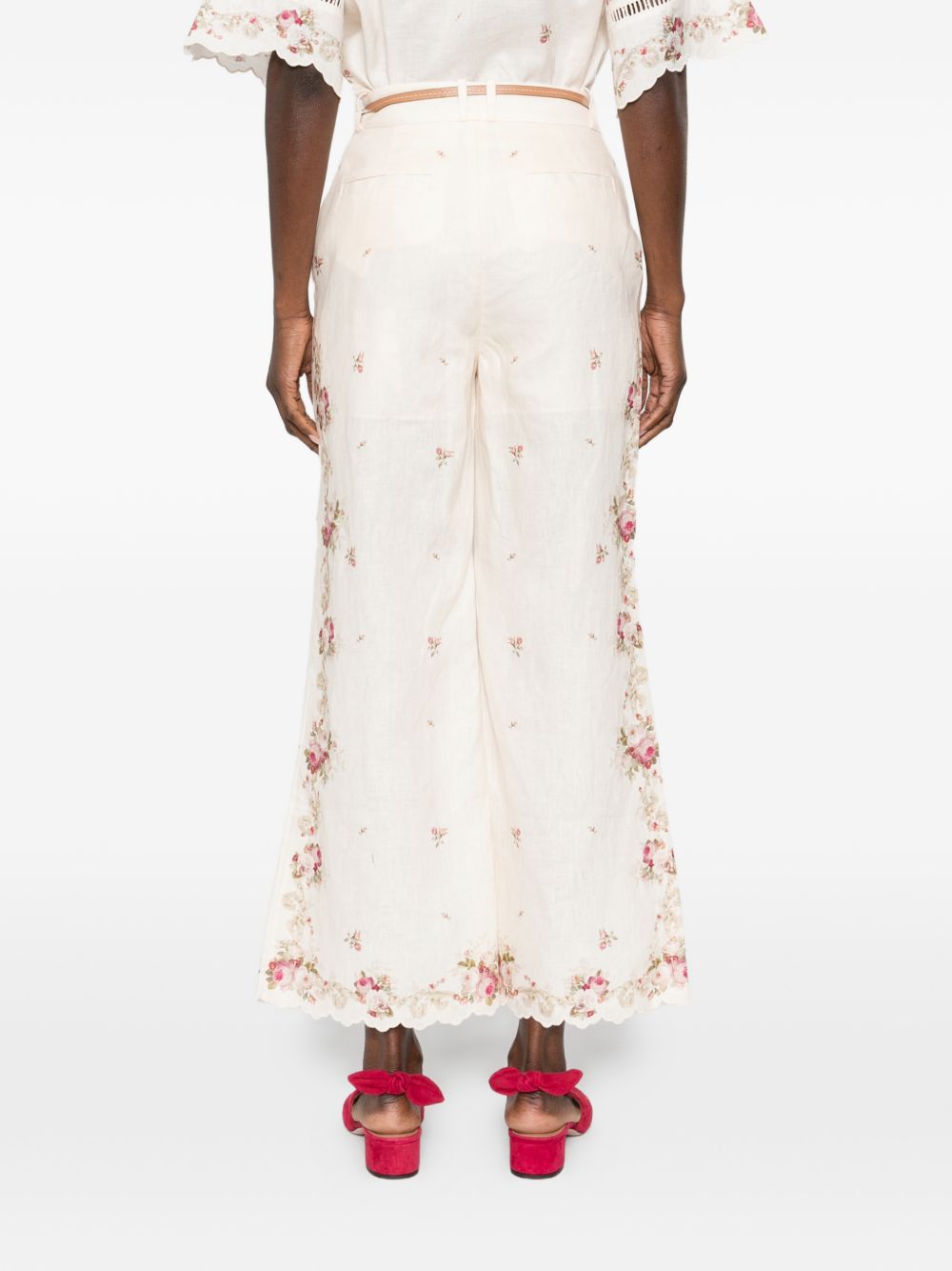 ZIMMERMANN Pantaloni 'Patience' a fiori 