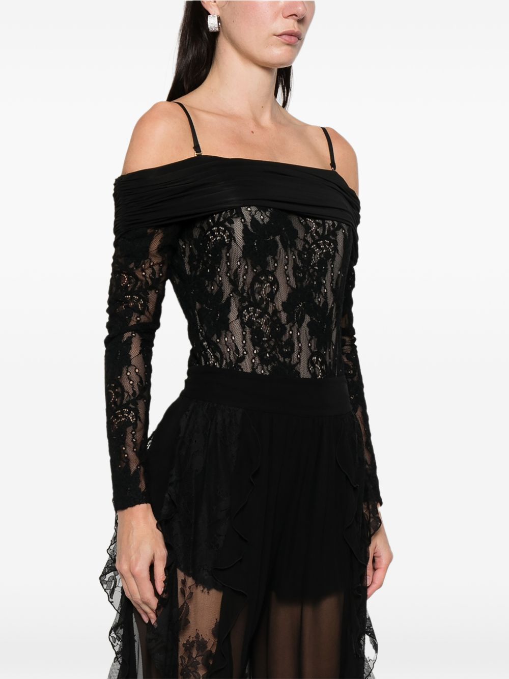 ZIMMERMANN Body in pizzo nero 