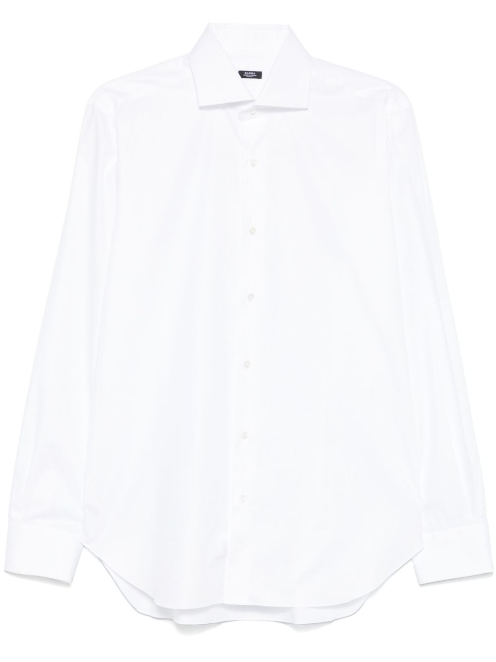 BARBA Camicia in cotone bianco 