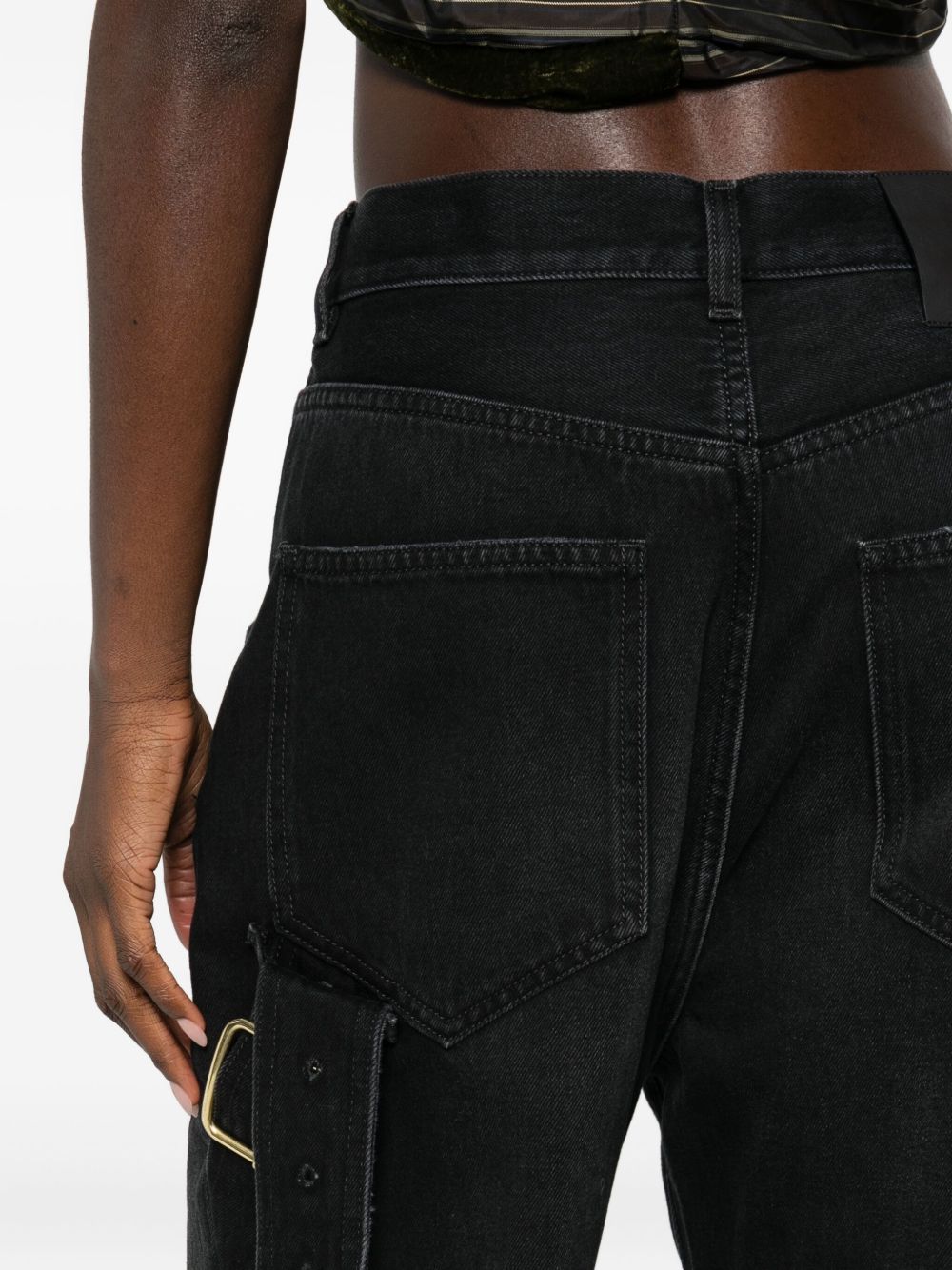DARKPARK Jeans Lisa Belt Adorned Loose Fit 