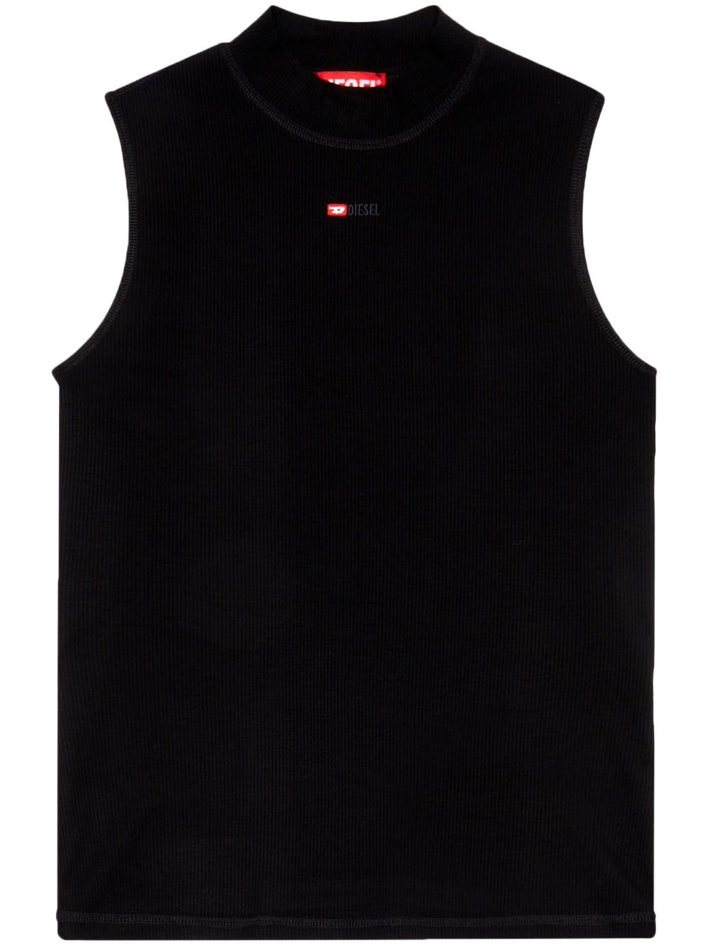 DIESEL Top T-Mokky nero 
