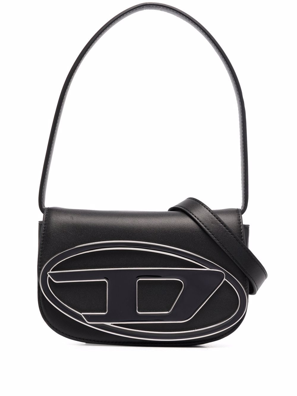 DIESEL Borsa '1DR' in nappa nera 