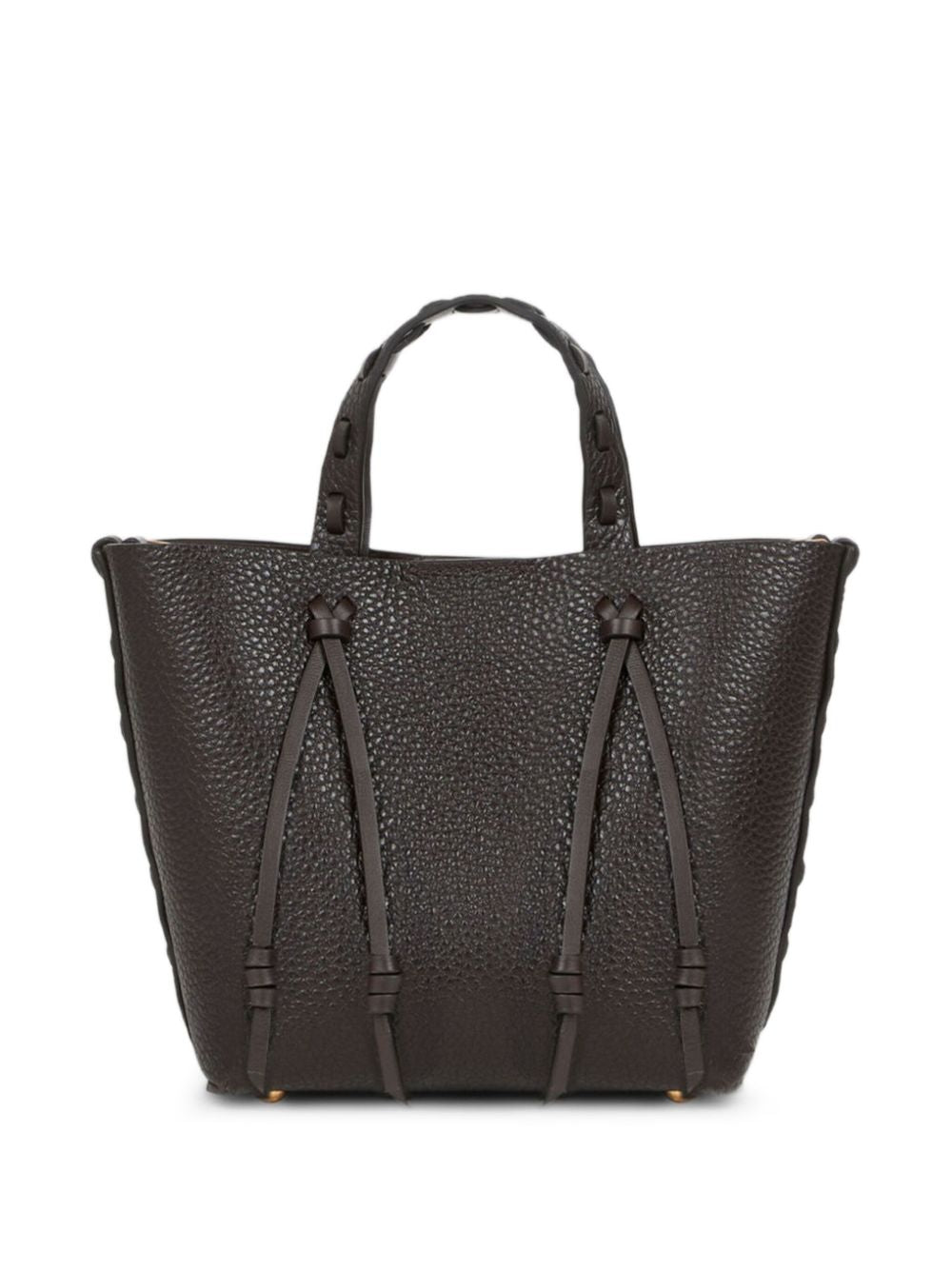 ETRO Borsa Essential in pelle nera con stampa paisley 