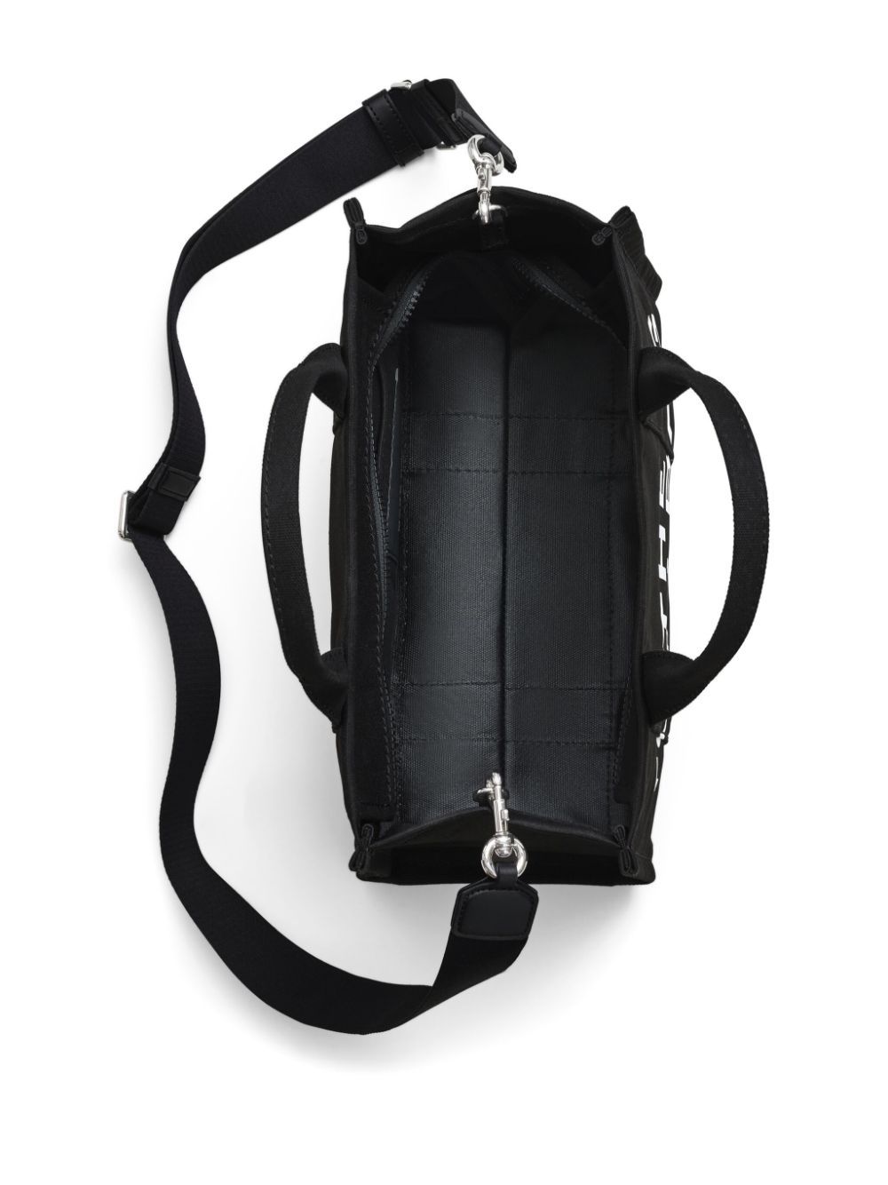 MARC JACOBS Borsa tote 'The Canvas Media' in cotone nero 
