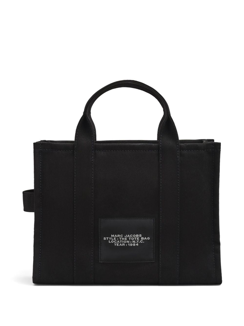 MARC JACOBS Borsa tote 'The Canvas Media' in cotone nero 