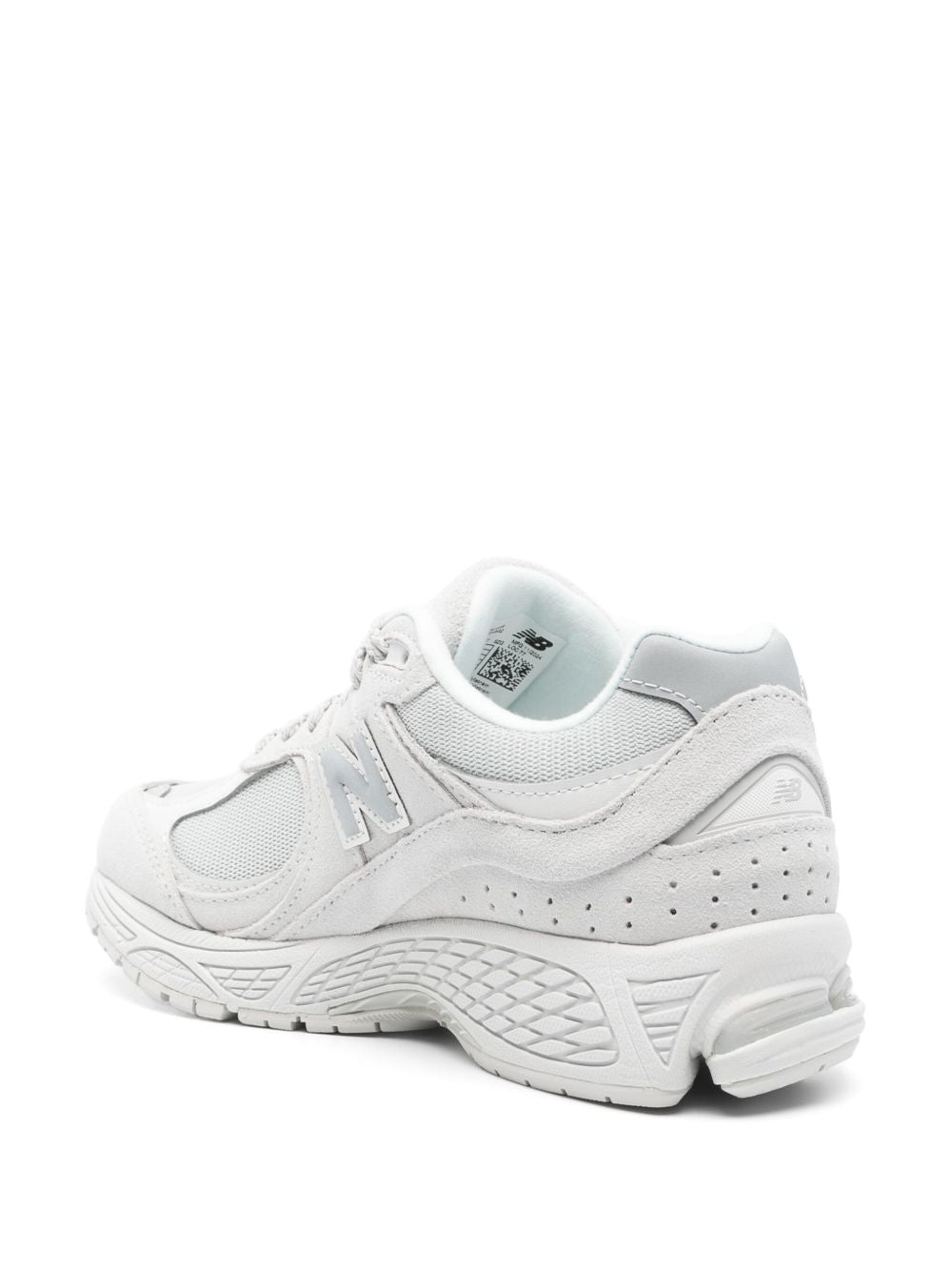 NEW BALANCE Sneakers unisex in camoscio e tela grigio chiaro 