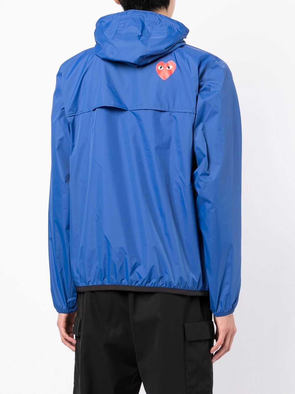 COMME DES GARCONS PLAY Comme Des Garçons Play X K-Way giacca impermeabile con tasca sul petto e cappuccio 