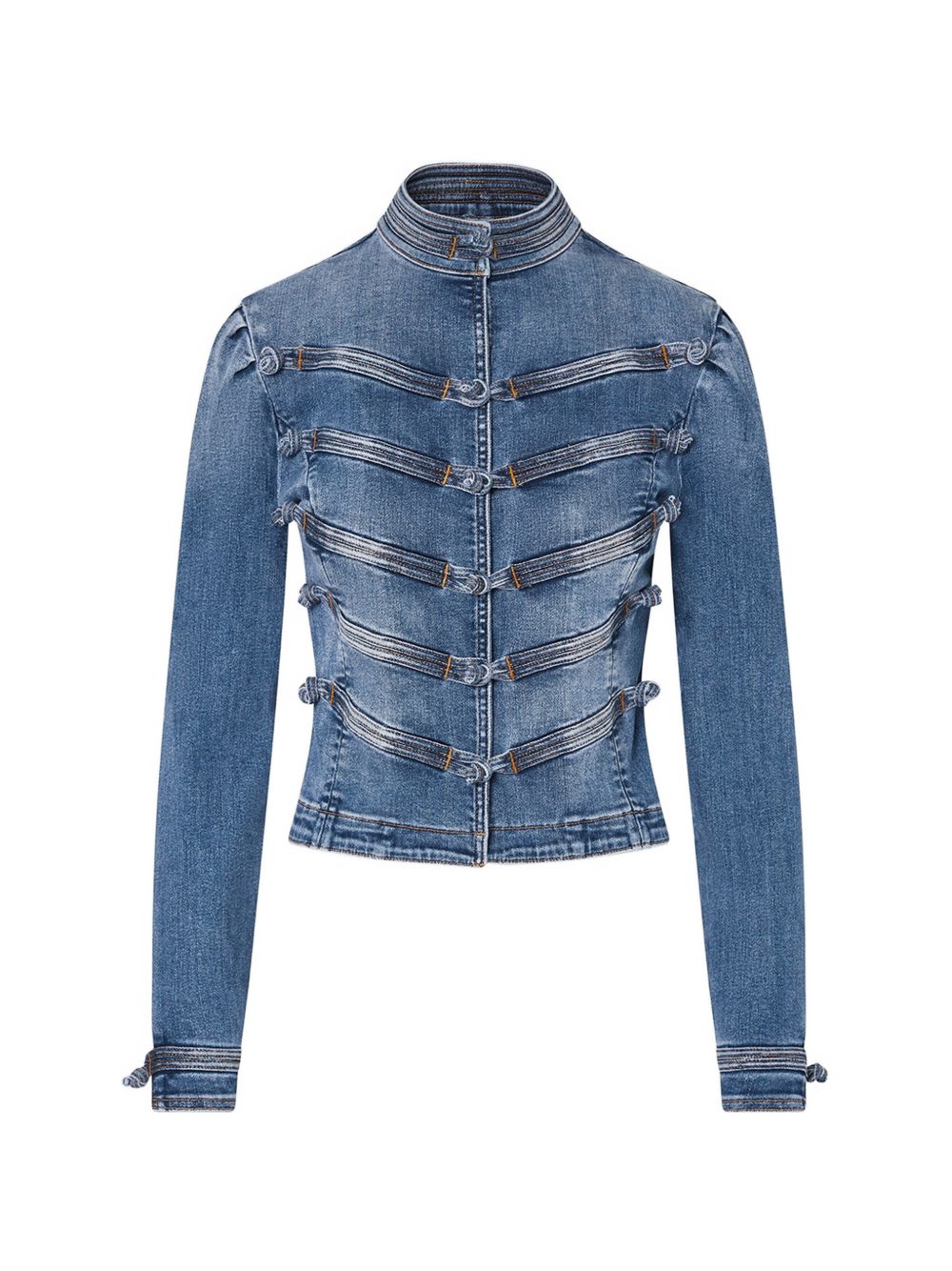 LIUJO Capsule Gigi Hadid Giacca in denim con alamari 