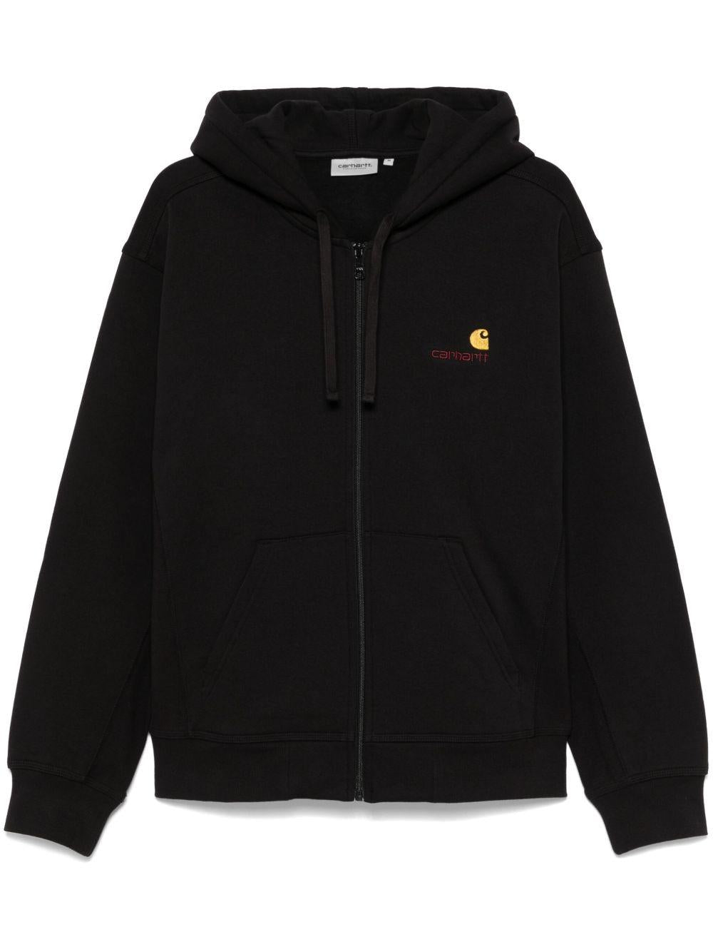 CARHARTT WIP Felpa 'American Script' nera 