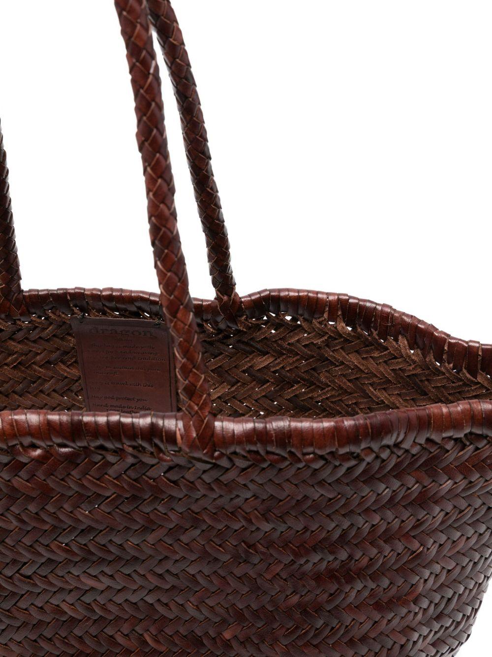 DRAGON DIFFUSION Borsa a spalla intrecciata 