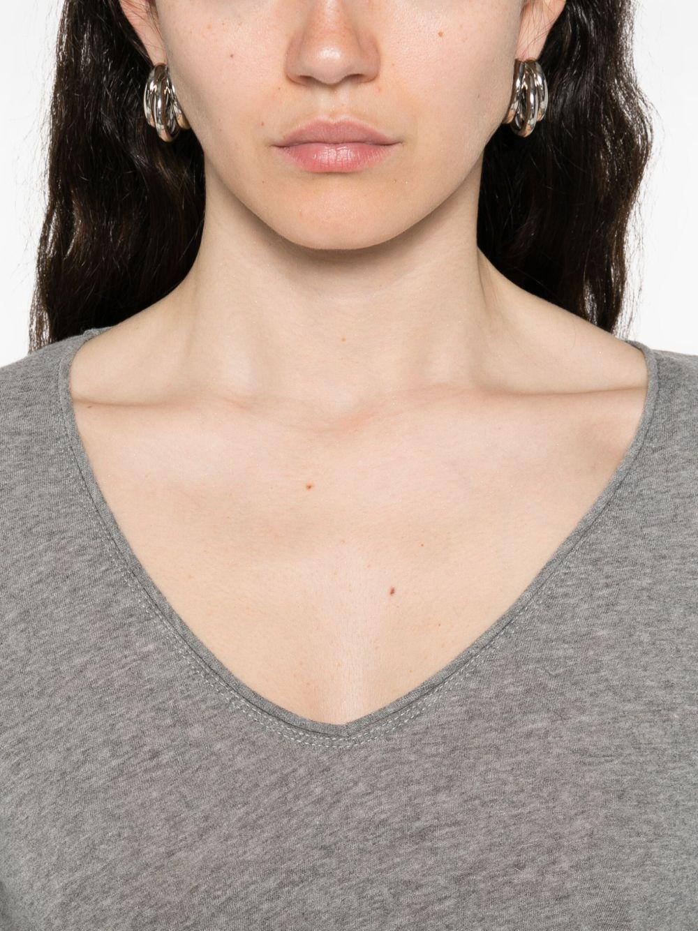 MAJESTIC FILATURES Maglia con scollo a V 