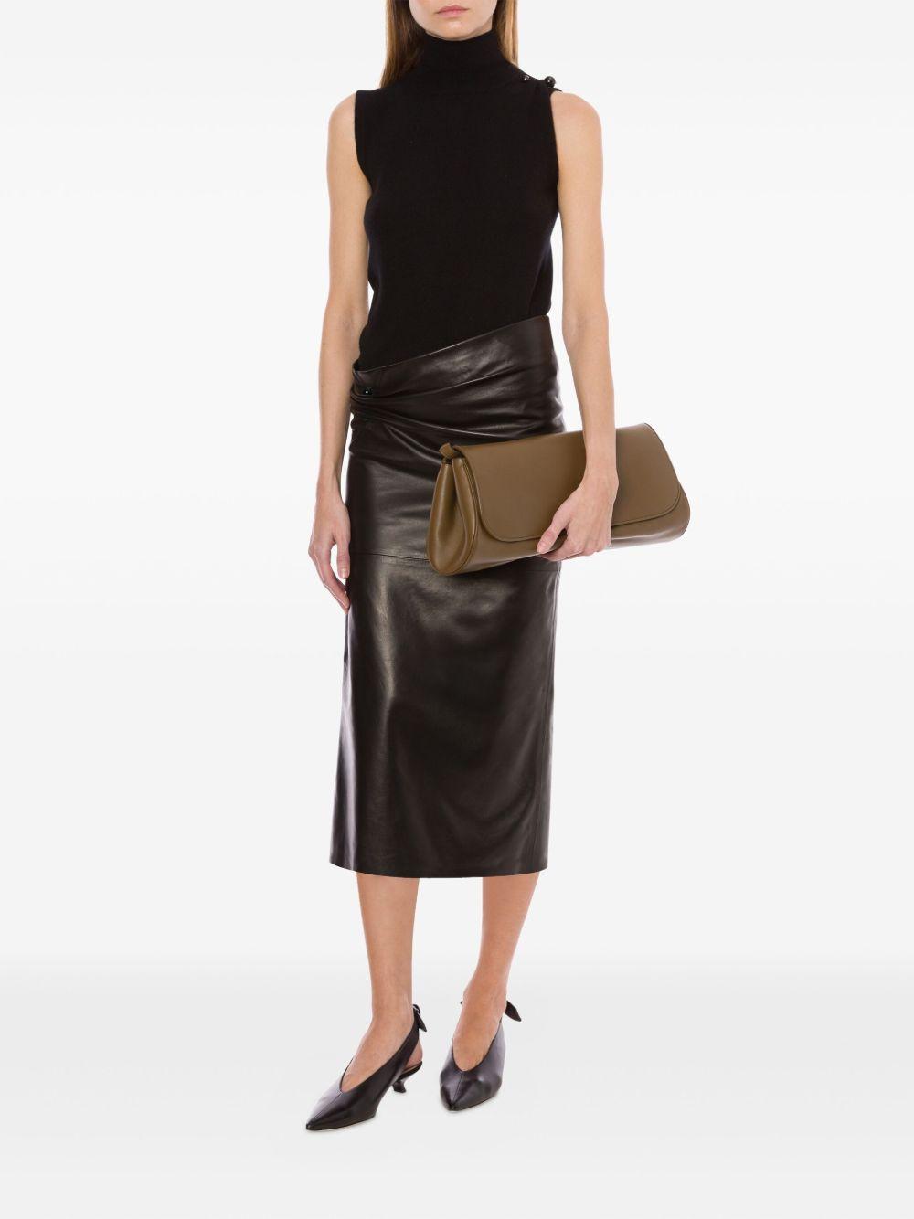 ALBERTA FERRETTI Top in cashmere a collo alto 