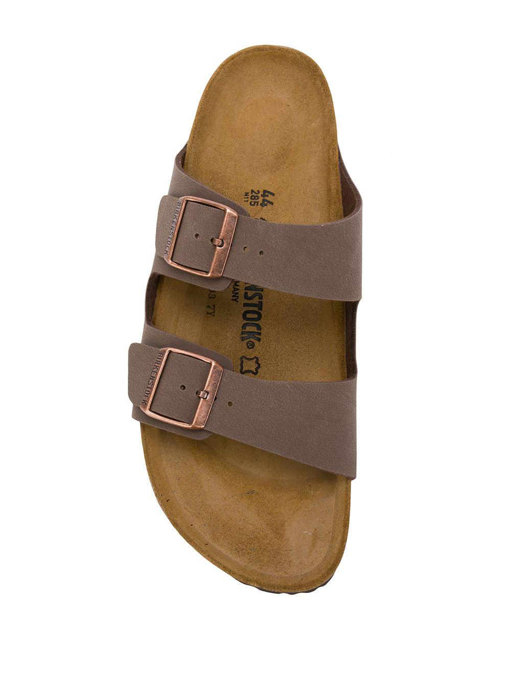 BIRKENSTOCK Ciabatte 'Arizona' in pelle marrone 