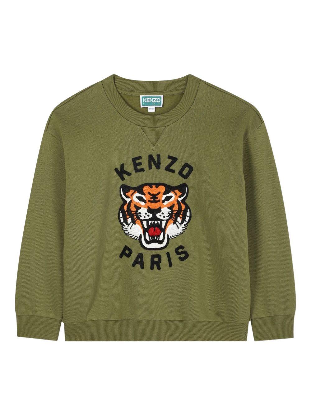 KENZO Felpa con ricamo Tiger 