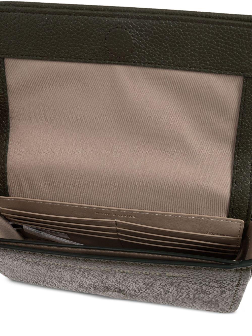 MARC JACOBS Borsa tracolla The Leather Mini Bag in pelle verde militare 