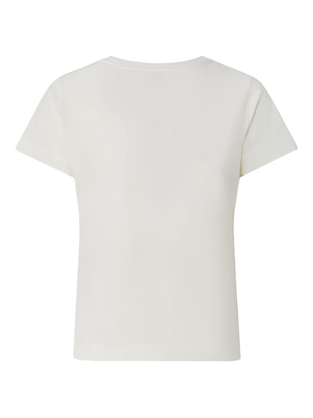 PINKO T-shirt bianca con logo 