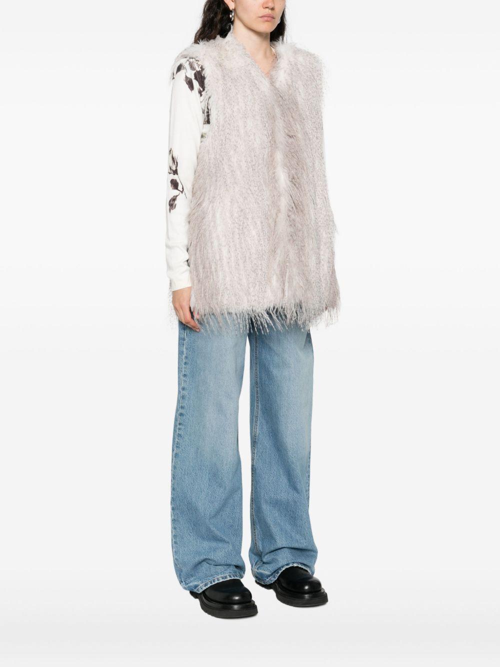 BLUGIRL Gilet in ecopelliccia 