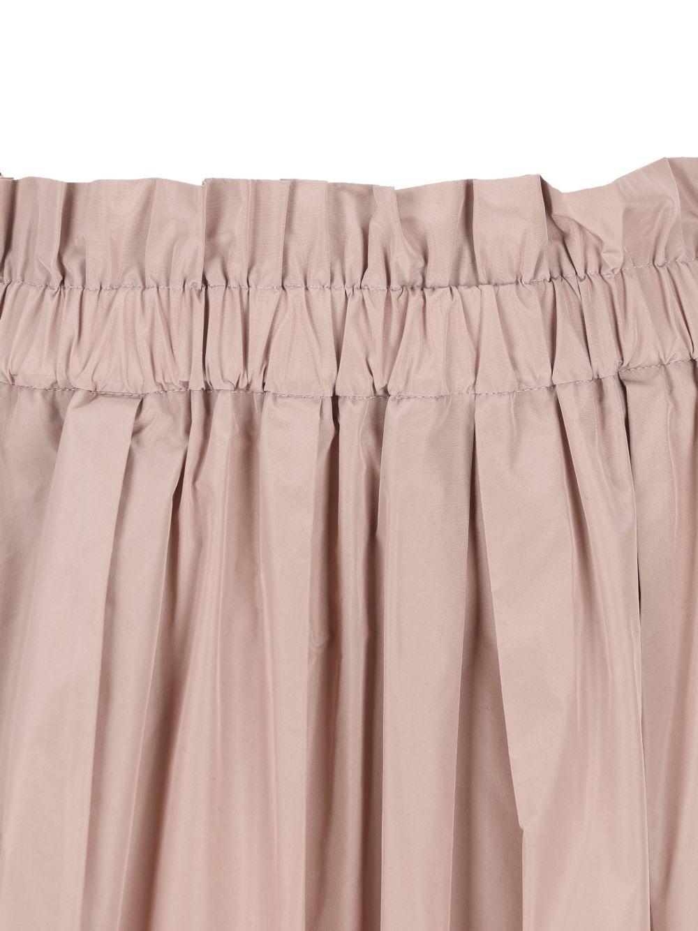 HERNO Gonna lunga increspata rosa 