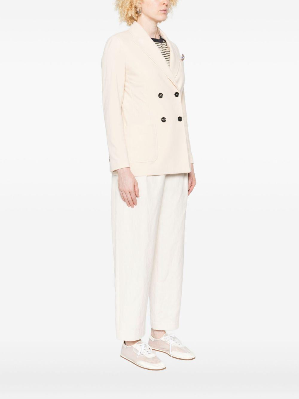 CIRCOLO 1901 Blazer doppiopetto panna 