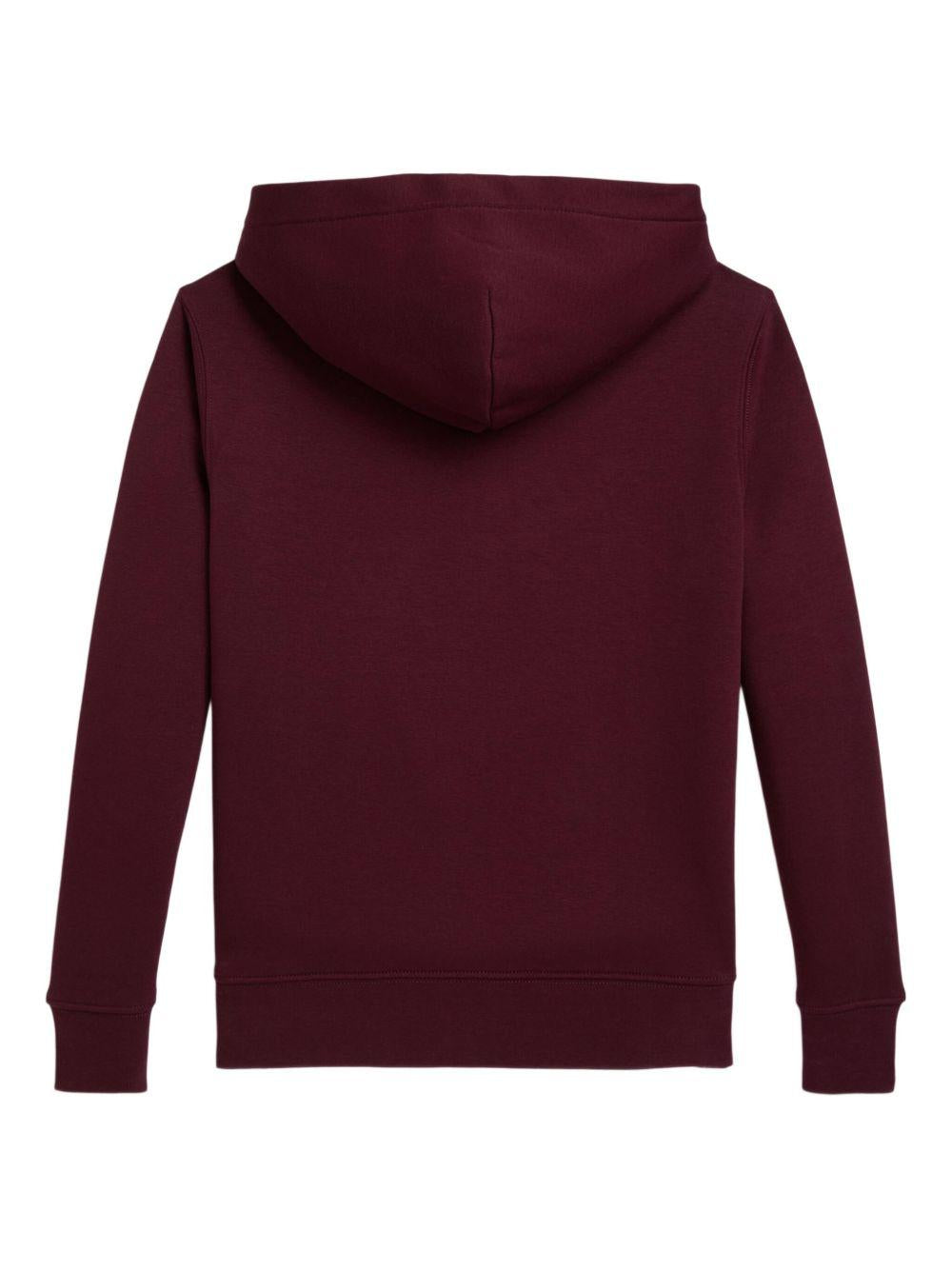 POLO RALPH LAUREN Felpa con cappuccio e stampa Polo Bear 