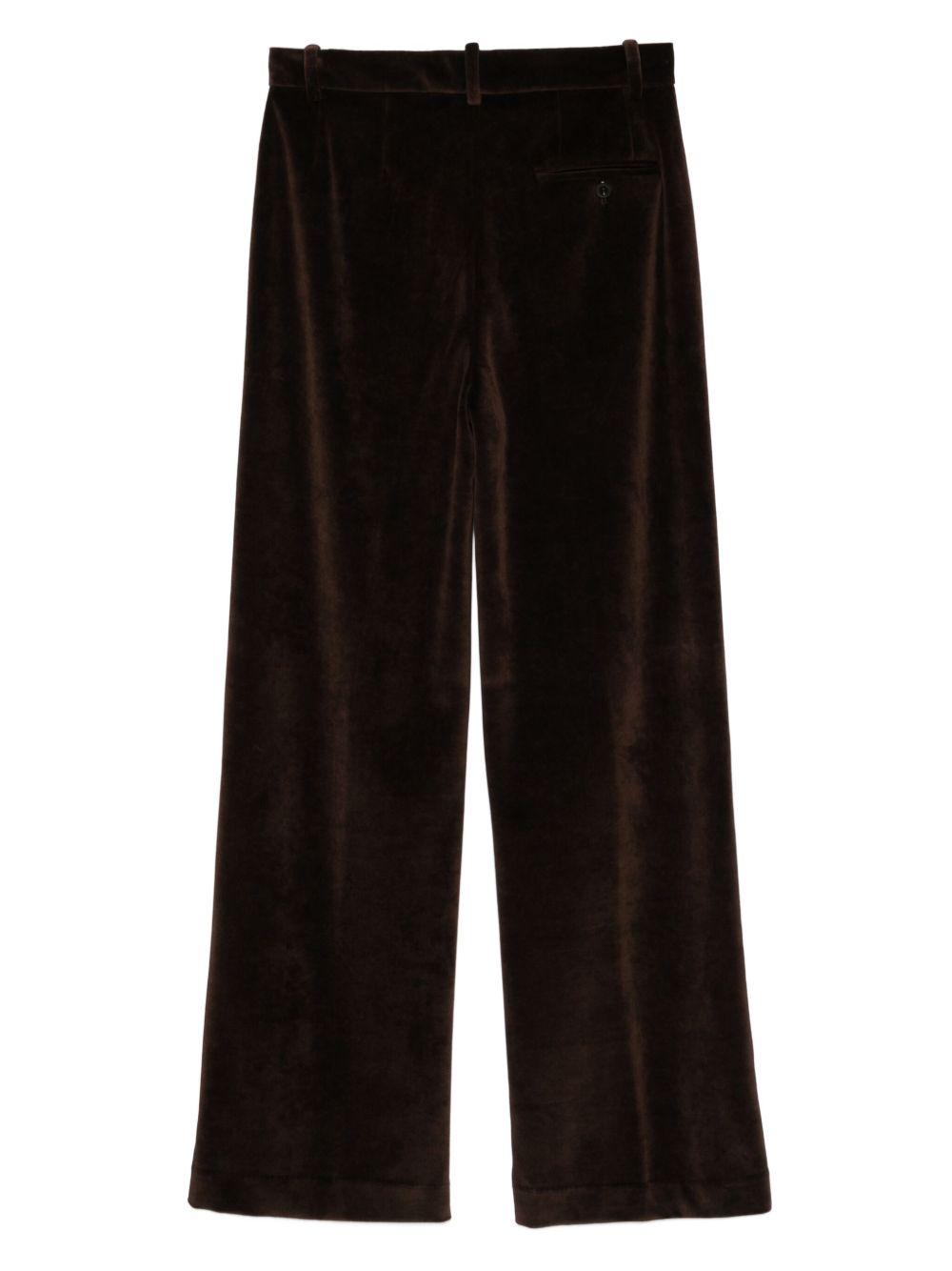 CIRCOLO 1901 Pantaloni marroni effetto velluto 