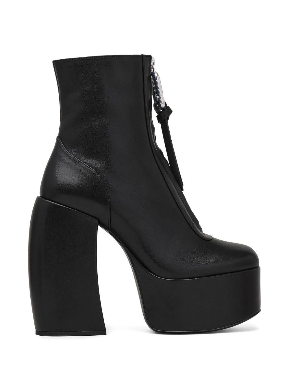 MARC JACOBS Ankle boots The Gigi in pelle nera 