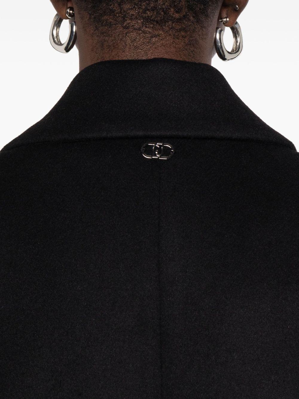 LIUJO Blazer nero con chiusura frontale 